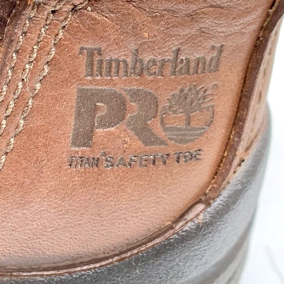 Timberland PRO Women's TiTAN 6" Safety Toe Work Boots 26388 Brown Size 8 - Picture 10 of 12